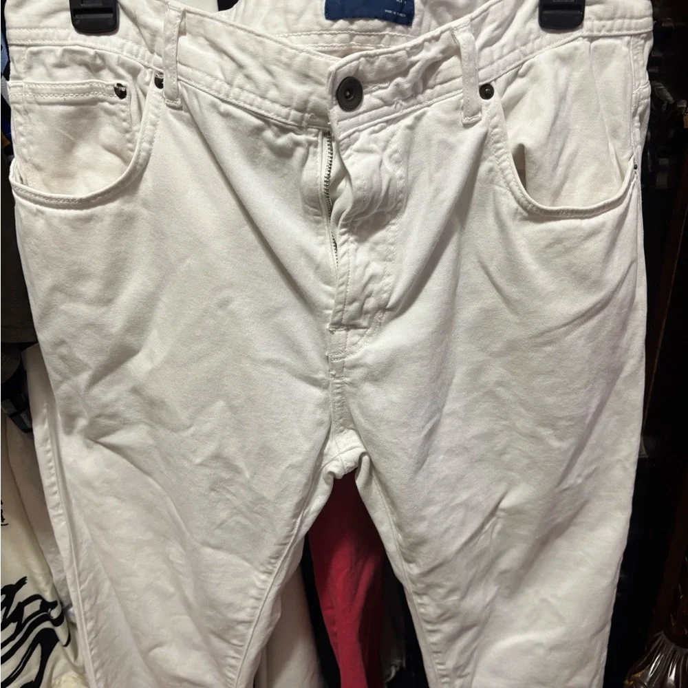 Zara Man White Jeans - Picture 2 of 3